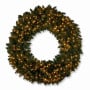 Christabelle 1.52m Nordic Pine Christmas Wreath Pre Lit White LED Large Statement Front Door Xmas Decoration Home thumbnail 3