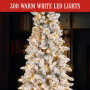 Christabelle 7.5ft Christmas Tree with Lights- Snowy Norwegian Slimline thumbnail 5
