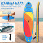 Kahuna Hana Inflatable Stand Up Paddle Board 10FT w/ iSUP Accessories thumbnail 2