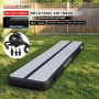 Powertrain 3m x 1m Inflatable Air Track 20cm Thick Gymnastics Exercise Tumbling Mat in Grey Black with Electric Pump thumbnail 2