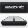 Powertrain 3m x 1m Inflatable Air Track 20cm Thick Gymnastics Exercise Tumbling Mat in Grey Black with Electric Pump thumbnail 5