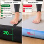 Powertrain 3m x 1m Inflatable Air Track 20cm Thick Gymnastics Exercise Tumbling Mat in Grey Black with Electric Pump thumbnail 10