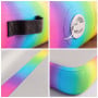 Powertrain 3m x 1m Inflatable Air Track 20cm Thick Gymnastics Exercise Tumbling Mat in Rainbow with Electric Pump thumbnail 4