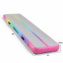 Powertrain 4m x 1m Inflatable Air Track 20cm Thick Gymnastics Exercise Tumbling Mat in Rainbow with Electric Pump thumbnail 3