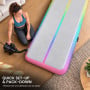 Powertrain 4m x 1m Inflatable Air Track 20cm Thick Gymnastics Exercise Tumbling Mat in Rainbow with Electric Pump thumbnail 8