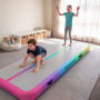 Powertrain 4m x 1m Inflatable Air Track 20cm Thick Gymnastics Exercise Tumbling Mat in Rainbow with Electric Pump thumbnail 12