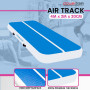 Powertrain 4m x 2m Air track Tumbling Mat Gymnastics Exercise with Pump thumbnail 4