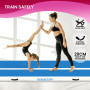 Powertrain 4m x 2m Air track Tumbling Mat Gymnastics Exercise with Pump thumbnail 6