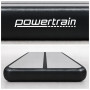 Powertrain 4m x 2m Inflatable Air Track 20cm Thick Gymnastics Exercise Tumbling Mat in Grey Black with Electric Pump thumbnail 5