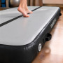 Powertrain 4m x 2m Inflatable Air Track 20cm Thick Gymnastics Exercise Tumbling Mat in Grey Black with Electric Pump thumbnail 13