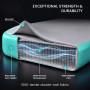 Powertrain 4m x 2m Inflatable Air Track 20cm Thick Gymnastics Exercise Tumbling Mat in Grey Green with Electric Pump thumbnail 6