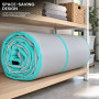 Powertrain 4m x 2m Inflatable Air Track 20cm Thick Gymnastics Exercise Tumbling Mat in Grey Green with Electric Pump thumbnail 11