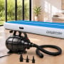 Powertrain 5m x 1m Inflatable Air Track 20cm Thick Gymnastics Exercise Tumbling Mat in Blue White with Electric Pump thumbnail 15