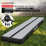 Powertrain 6m x 1m Inflatable Air Track 20cm Thick Gymnastics Exercise Tumbling Mat in Grey Black with Electric Pump thumbnail 2