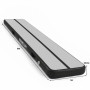 Powertrain 6m x 1m Inflatable Air Track 20cm Thick Gymnastics Exercise Tumbling Mat in Grey Black with Electric Pump thumbnail 3