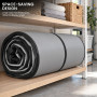 Powertrain 6m x 1m Inflatable Air Track 20cm Thick Gymnastics Exercise Tumbling Mat in Grey Black with Electric Pump thumbnail 11