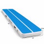 Powertrain 6m x 2m Inflatable Air Track 20cm Thick Gymnastics Exercise Tumbling Mat in Blue White with Electric Pump thumbnail 2