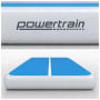 Powertrain 6m x 2m Inflatable Air Track 20cm Thick Gymnastics Exercise Tumbling Mat in Blue White with Electric Pump thumbnail 4