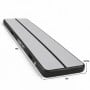 Powertrain 6m x 2m Inflatable Air Track 20cm Thick Gymnastics Exercise Tumbling Mat in Grey Black with Electric Pump thumbnail 3