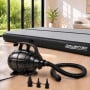 Powertrain 6m x 2m Inflatable Air Track 20cm Thick Gymnastics Exercise Tumbling Mat in Grey Black with Electric Pump thumbnail 15