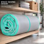 Powertrain 6m x 2m Inflatable Air Track 20cm Thick Gymnastics Exercise Tumbling Mat in Grey Green with Electric Pump thumbnail 11