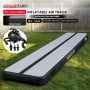 Powertrain 7m x 1m Inflatable Air Track 20cm Thick Gymnastics Exercise Tumbling Mat in Grey Black with Electric Pump thumbnail 2