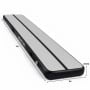 Powertrain 7m x 1m Inflatable Air Track 20cm Thick Gymnastics Exercise Tumbling Mat in Grey Black with Electric Pump thumbnail 3