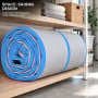 Powertrain 7m x 1m Inflatable Air Track 20cm Thick Gymnastics Exercise Tumbling Mat in Grey Blue with Electric Pump thumbnail 11