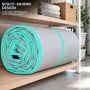 Powertrain 7m x 1m Inflatable Air Track 20cm Thick Gymnastics Exercise Tumbling Mat in Grey Green with Electric Pump thumbnail 11