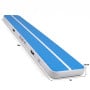 Powertrain 8m x 1m Inflatable Air Track 20cm Thick Gymnastics Exercise Tumbling Mat in Blue White with Electric Pump thumbnail 3
