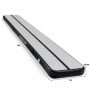 Powertrain 8m x 1m Inflatable Air Track 20cm Thick Gymnastics Exercise Tumbling Mat in Grey Black with Electric Pump thumbnail 3
