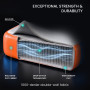 Powertrain 3m x 1m Inflatable Air Track 20cm Thick Gymnastics Exercise Tumbling Mat in Grey Orange with Electric Pump thumbnail 6