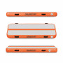 Powertrain 3m x 1m Inflatable Air Track 20cm Thick Gymnastics Exercise Tumbling Mat in Grey Orange with Electric Pump thumbnail 16