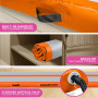 3m x 1m Air Track Inflatable Tumbling Mat Gymnastics - Orange Grey thumbnail 7