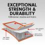 3m x 1m Air Track Inflatable Tumbling Mat Gymnastics - Orange Grey thumbnail 2