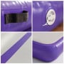 Powertrain 3m x 1m Inflatable Air Track 20cm Thick Gymnastics Exercise Tumbling Mat in Grey Purple with Electric Pump thumbnail 4