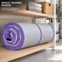 Powertrain 3m x 1m Inflatable Air Track 20cm Thick Gymnastics Exercise Tumbling Mat in Grey Purple with Electric Pump thumbnail 11