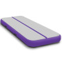 3m x 1m Air Track Inflatable Tumbling Mat Gymnastics - Purple Grey thumbnail 1