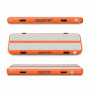 Powertrain 4m x 1m Inflatable Air Track 20cm Thick Gymnastics Exercise Tumbling Mat in Grey Orange with Electric Pump thumbnail 16