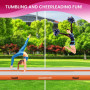 4m x 1m Air Track Inflatable Gymnastics Tumbling Mat - Orange thumbnail 5