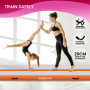 4m x 1m Air Track Inflatable Gymnastics Tumbling Mat - Orange thumbnail 7