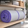 Powertrain 4m x 1m Inflatable Air Track 20cm Thick Gymnastics Exercise Tumbling Mat in Grey Purple with Electric Pump thumbnail 11