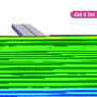 4m x 1m Air Track Inflatable Tumbling Mat Gymnastics - Purple Grey thumbnail 2