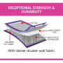 4m x 1m Air Track Inflatable Tumbling Mat Gymnastics - Purple Grey thumbnail 5