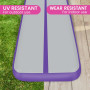4m x 1m Air Track Inflatable Tumbling Mat Gymnastics - Purple Grey thumbnail 9