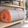 Powertrain 5m x 1m Inflatable Air Track 20cm Thick Gymnastics Exercise Tumbling Mat in Grey Orange with Electric Pump thumbnail 11