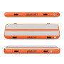 Powertrain 5m x 1m Inflatable Air Track 20cm Thick Gymnastics Exercise Tumbling Mat in Grey Orange with Electric Pump thumbnail 16