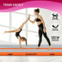 5m x 1m Air Track Inflatable Tumbling Mat Gymnastics - Orange Grey thumbnail 5