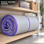 Powertrain 5m x 1m Inflatable Air Track 20cm Thick Gymnastics Exercise Tumbling Mat in Grey Purple with Electric Pump thumbnail 11