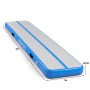 Powertrain 3m x 1m Inflatable Air Track 20cm Thick Gymnastics Exercise Tumbling Mat in Blue with Electric Pump thumbnail 3